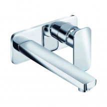 KLUDI E2 Modern Bathroom Wash Basin Mixer Wall-Mounted Bathroom Tap 492450575