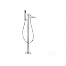 KLUDI E2 Pillar Mixer for Standing Baths Floor-Mounted Bath Mixer w/ Hand Shower