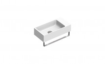 Catalano NEW ZERO 50 Small Sink Rectangular Vessel Sink CataGlaze Ceramic 15025VE00