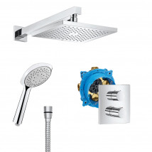 Roca PROMO SHOWER SET Sensum 130 RainSense w/ T-2000 Thermostat and RocaBox