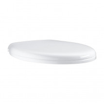 Grohe BAU Soft-Close Toilet Seat and Cover Alpine White Classic Oval 39493000