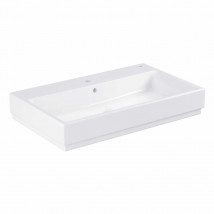 Grohe CUBE CERAMIC Wide Modern Wall-Hung Basin Bathroom Sink 800 3946900H