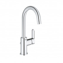 Grohe BAU EDGE Tall Bathroom Tap High-Spout Basin Mixer Swivel Spout 23760000