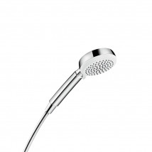 Hansgrohe Modern Hand Shower 4 Spray Modes Crometta 100 Vario White/Chrome 26824400