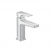 Hansgrohe Modernist Cubic Bathroom Tap METROPOL 110 Push-Open Waste 32507000