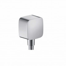 Hansgrohe Designer Hand Shower Wall Outlet Connection FixFit E Pivot Joint Square 26457000