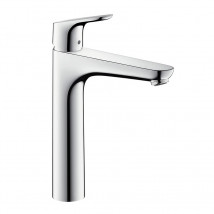 Hansgrohe 71090 LOGIS 190 Tall Bathroom Basin Mixer Pillar Tap w/ Pop-up Waste Set