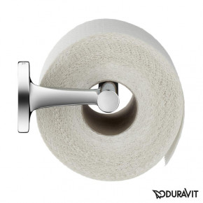Duravit Starck T Toilet Paper Roll Holder Wall Mounted Chrome Finish 0099371000 