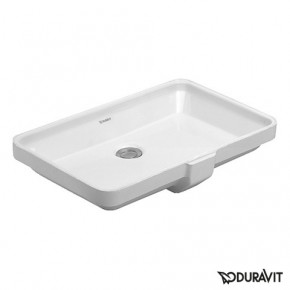 Duravit 2nd Floor Innovative Undercounter Sink 52.5 Bathroom Basin Overflow 03165300001 