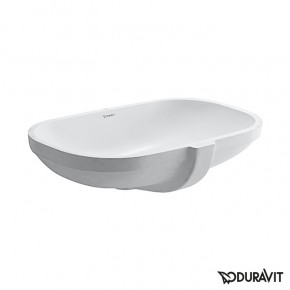 Duravit D-Code Undercounter Washbasin 49.5 Compact  Bathroom Sink Oval 0338490000