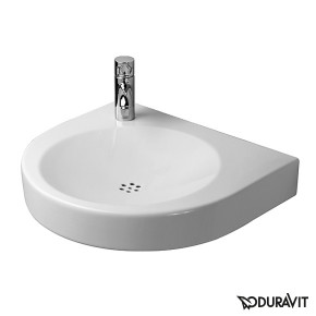 Duravit Architec Wall Mounted Bathroom Sink 58 Ceramic Sink Left Tap 0443580009