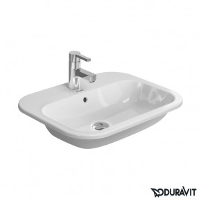 Duravit Happy D.2 Built-in Washbasin 60 Dirt-repellent Finish Oval 04836000001