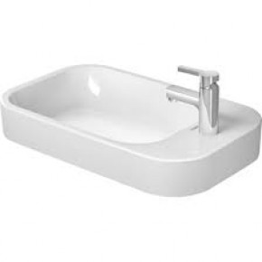 Duravit Happy D.2 Oval Countertop Bathroom Sink 65 With Tap Hole 23176500001 