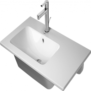 Duravit ME by Starck Wall Mounted Washbasin Bathroom Sink 83 Asymmetrical 23458300001