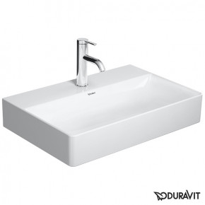 Duravit DusaSquare Modern Washbasin 60 Wall Mounted Sink 23566000711