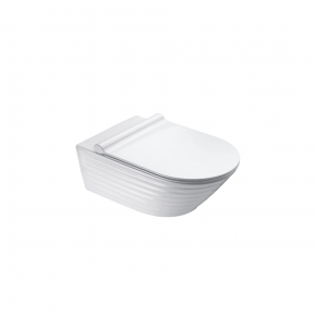 Catalano CLASSY Wall Hung Toilet Ribbed Oval Designer WC Pod CataGlaze 1VS55RZE00