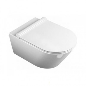 Catalano ZERO NF 55 Wall Hung Toilet Oval WC Pod CataGlaze Ceramic 1VS55NRBM