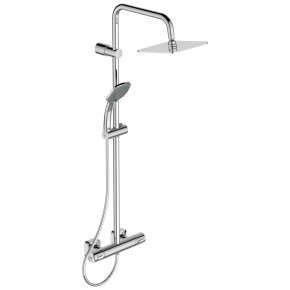 Ideal Standard Idealrain Cube Shower System W Wall Mounted Thermostatic Mixer A6985AA