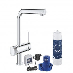 Grohe Blue Single Lever Sink Mixer With Filter Function Swivelling 30393000