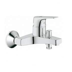 Grohe BAUFLOW Quality Bath Tap Shower Mixer 2-Outlets Full Chrome 23756000
