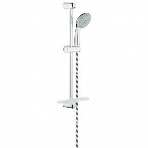 GROHE New Tempesta 100 Shower Rail Set w/ 3 Spray Modes + Soap Dish 27600000