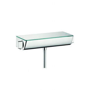 Hansgrohe Ecostat SELECT 13111000 Shower Thermostat Safety Glass Deck Top 1 Outlet Chrome