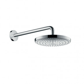 Hansgrohe SELECT 26466000 Overhead Shower 2 Rain Functions w/ Shower Arm Chrome