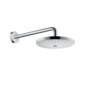 Hansgrohe SELECT 26466400 Overhead Shower 2 Rain Functions w/ Shower Arm White