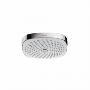 Hansgrohe Overhead Shower 2 Spray Modes White/Chrome Croma Select E180 26524400