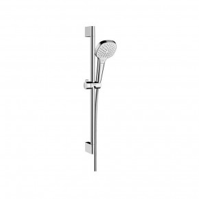 Hansgrohe Modern Hand Shower Set Croma Select E110 3 Jets Square Design 26582400
