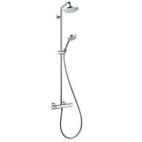 Hansgrohe Promo SHOWERPIPE Full Shower System w/ Thermostat Ecostat Comfort 27135000