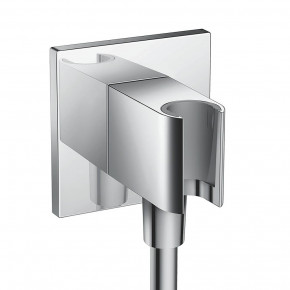 Hansgrohe FixFit Porter Integrated Shower Holder Outlet Connector Square 26486000