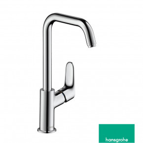 Hansgrohe FOCUS Basin Mixer Tall Bathroom Faucet Single-Lever w/ Waste Set 31609000