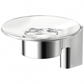 Ideal Standard Connect Glass Soap DIsh With Chrome Holder A9155AA