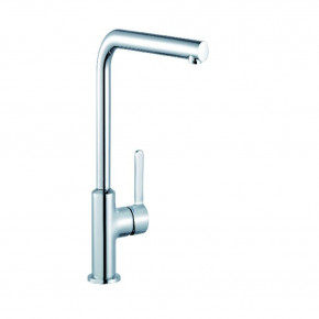 KLUDI L-INE S Kitchen Sink Mixer L-Spout DN 15 Modern Faucet Chrome 408030575