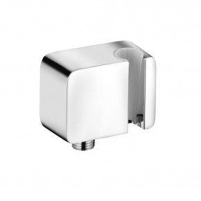 KLUDI A-QA Hand Shower Holder Integrated Wall Outlet for Conical Nut Hoses 6556005-00