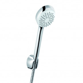 KLUDI LOGO Bath Shower Set 1S Hand Shower DN 15 / Plastic Coated / Shower Hook  6801005-00