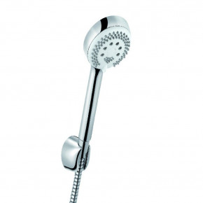 KLUDI LOGO Bath Shower Set 3S Hand Shower DN 15 / Plastic Coated/  Three Spray Patterns 6803005-00