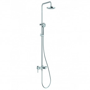 KLUDI LOGO Single Lever Mixer Dual Shower System DN 15 / Wall Fastening/ Adjustable 120° 6808305-00