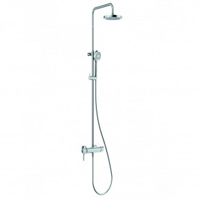 KLUDI LOGO Single Lever Mixer Dual Shower System DN 15 / Control Of Head And Hand Shower / Adjustable 90° 6808505-00