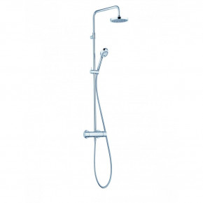 KLUDI LOGO Thermostat Dual Shower System DN 15 KLUDI A-QA Head Shower Ø 200 mm / Safety Device 38° C 6809205-00