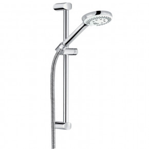 KLUDI LOGO Shower Set 100 3 Jet Types w/ 600mm Shower Rail Adjustable 6836005