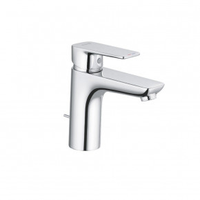 KLUDI Pure & Style Basin Mixer 100 with Metal Waste Set Bathroom Tap 402900575