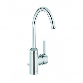 KLUDI ZENTA Tall Basin Faucet C-Spout Bathroom Tap with Waste Set 382550575