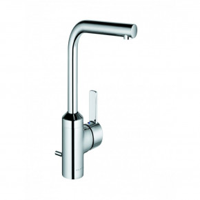 KLUDI ZENTA Tall Basin Faucet L-Spout Bathroom Tap with Waste Set 382940575