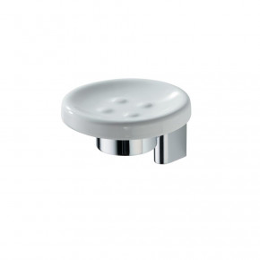 Ideal Standard Connect Ceramic Soap DIsh With Chrome Holder N1390AA