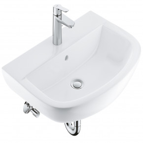 Grohe Bau Ceramic Washbasin with Tap BauEdge 55 Chrome Promo Bundle 39643000