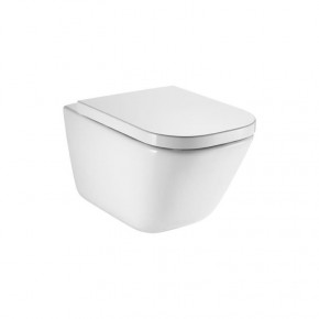 Roca GAP Clean Rim Wall-Hung WC Pod Rectangular Rimless Toilet A34647L000