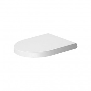 Duravit Duroplast Soft-Closing Toilet Seat and Cover Steel Hinges Modern WC Seat