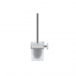Duravit KARREE Glass Toilet Brush Holder Set Modern Rectangular Designer 009957